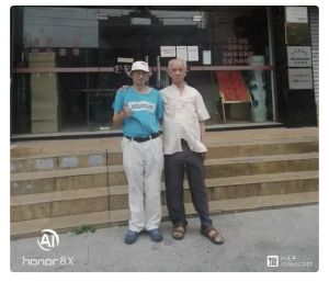 诗人叶天来与书法家郭庆良老师 诗人叶天来与书法家郭庆良老师